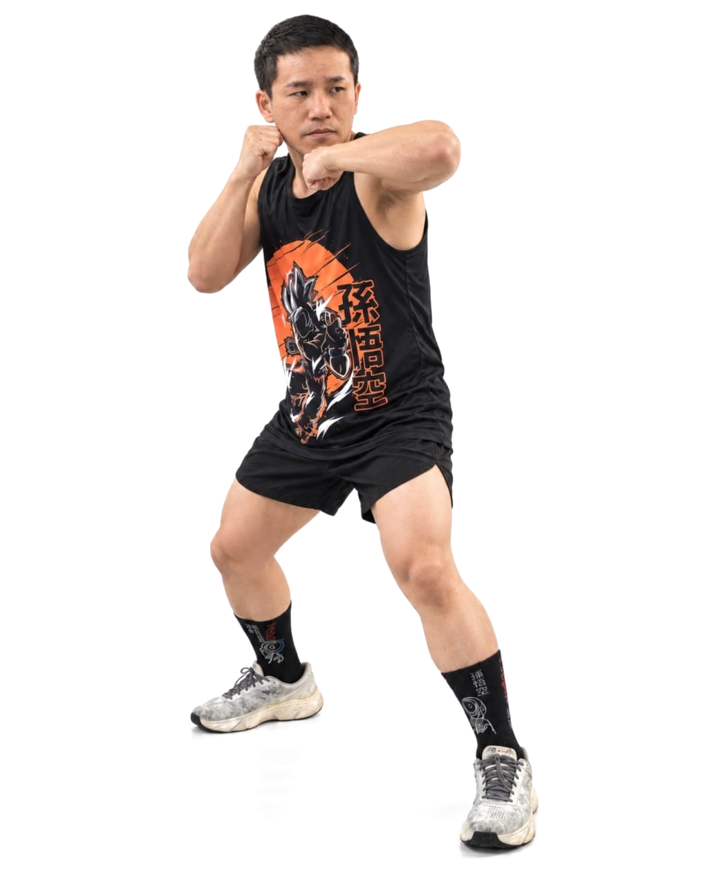 Dr. Steven Goh, Les Mills Advanced Body Combat instructor in Malaysia — punch pose